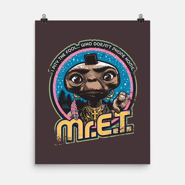 Mr. E.T.-none matte poster-Captain Ribman