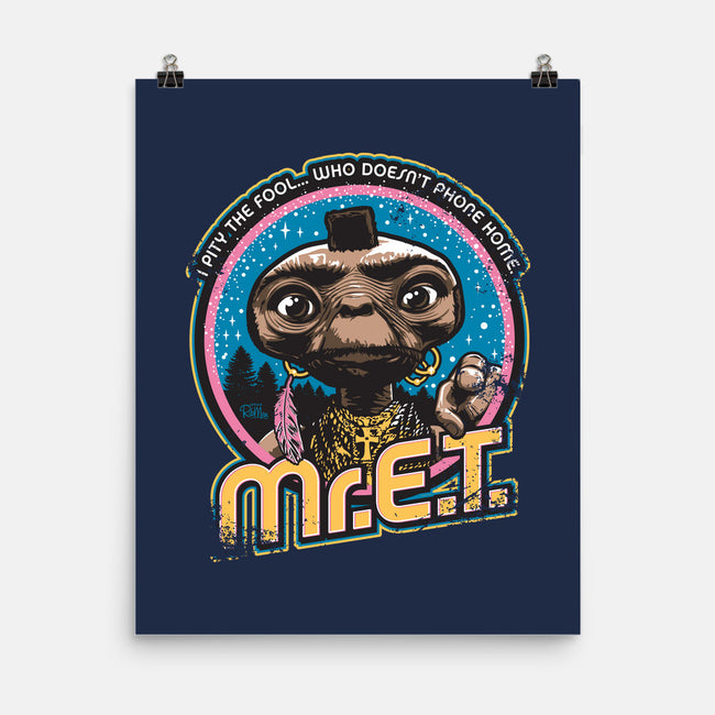 Mr. E.T.-none matte poster-Captain Ribman