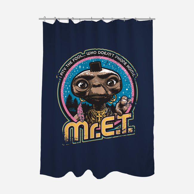 Mr. E.T.-none polyester shower curtain-Captain Ribman