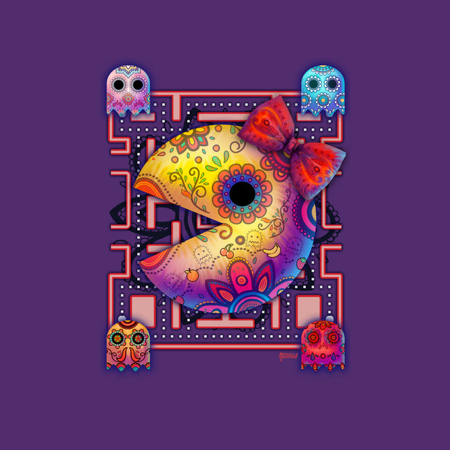 Ms Pac Muertos-youth pullover sweatshirt-MoniWolf