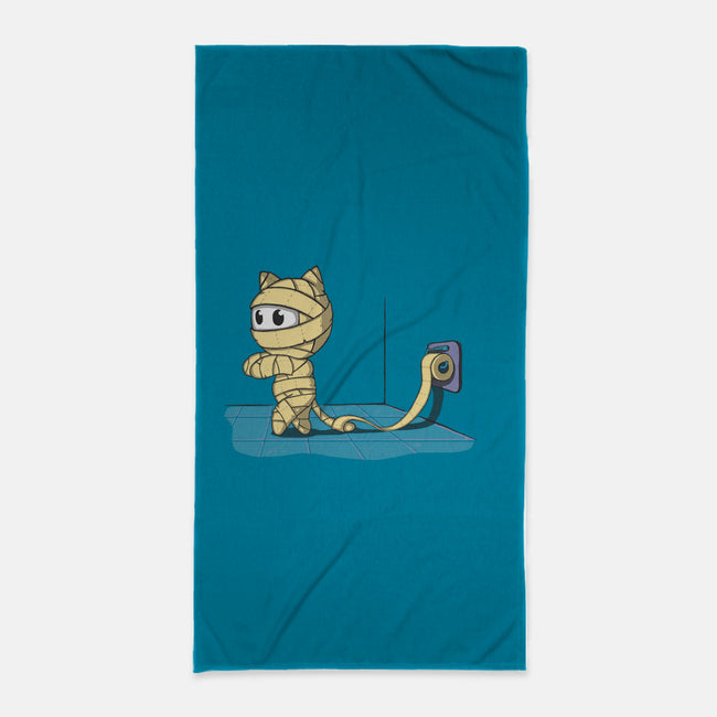 Mummy Cat-none beach towel-IdeasConPatatas