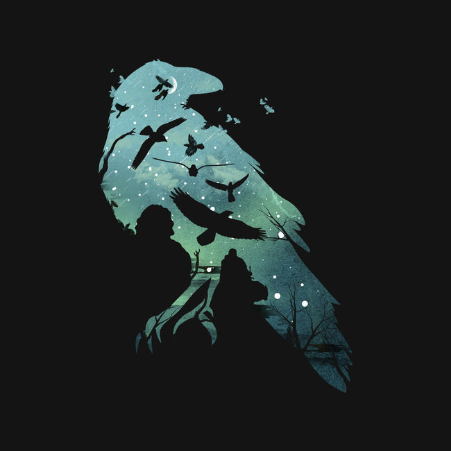 Murder of Crows-none stretched canvas-dandingeroz