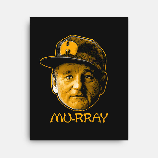 Mu-rray-none stretched canvas-Captain Ribman