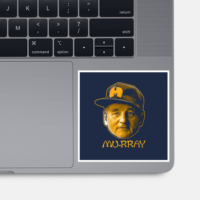 Mu-rray-none glossy sticker-Captain Ribman