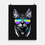 Music Lover Cat-none matte poster-clingcling