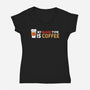 My Blood Type-womens v-neck tee-Fishbiscuit
