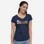 My Blood Type-womens v-neck tee-Fishbiscuit
