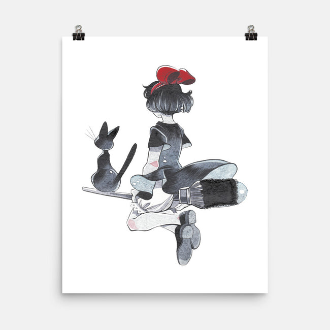 My Favorite Witch-none matte poster-alliebirdseed