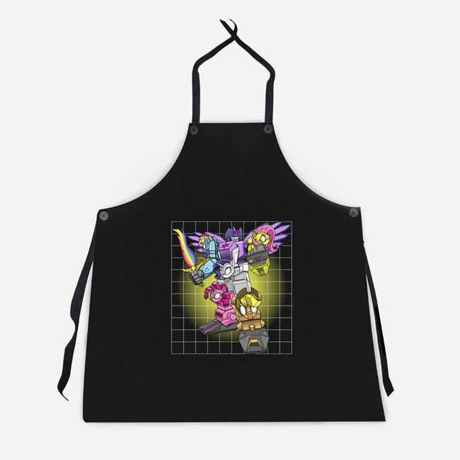 My Little Ponytron-unisex kitchen apron-boltfromtheblue