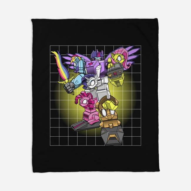 My Little Ponytron-none fleece blanket-boltfromtheblue