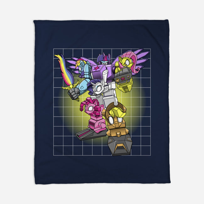 My Little Ponytron-none fleece blanket-boltfromtheblue