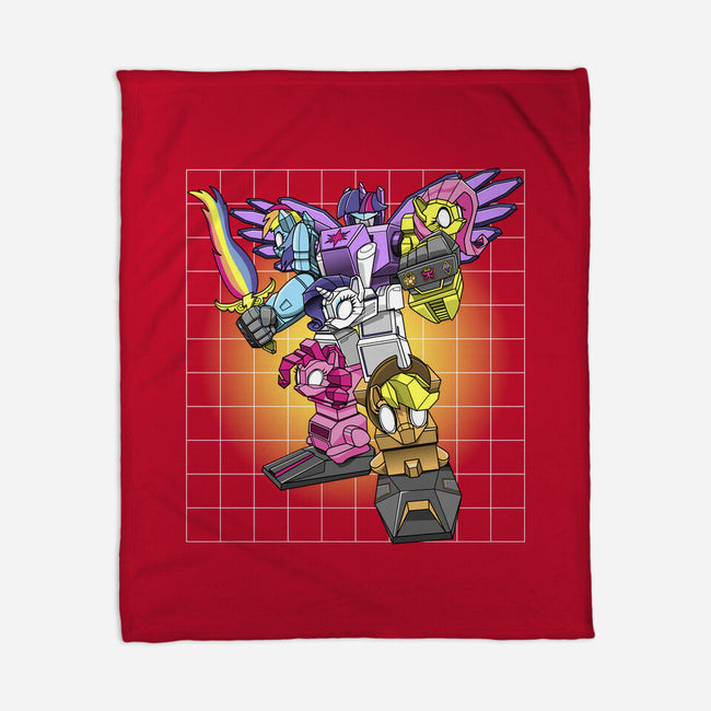 My Little Ponytron-none fleece blanket-boltfromtheblue