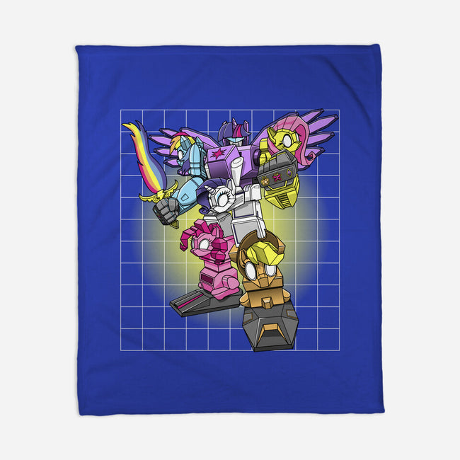 My Little Ponytron-none fleece blanket-boltfromtheblue