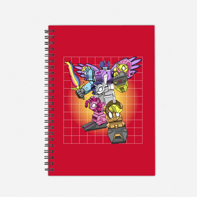My Little Ponytron-none dot grid notebook-boltfromtheblue