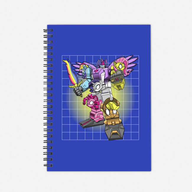 My Little Ponytron-none dot grid notebook-boltfromtheblue