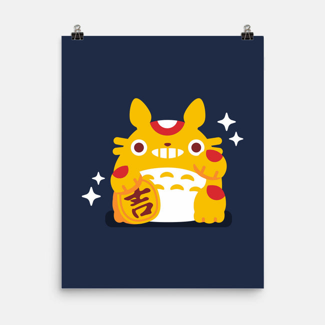 My Neighbor Maneki-Neko-none matte poster-daria rhodes