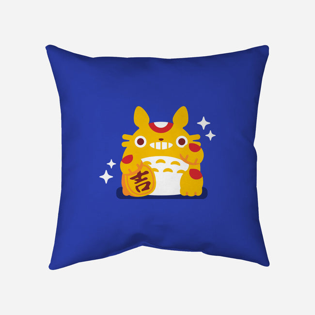 My Neighbor Maneki-Neko-none removable cover w insert throw pillow-daria rhodes
