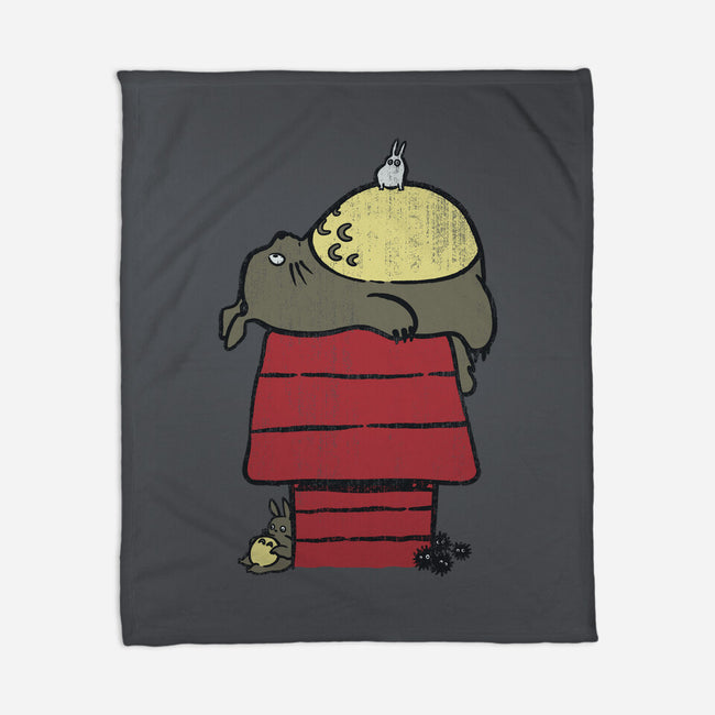 My Neighbor Peanut-none fleece blanket-Azafran