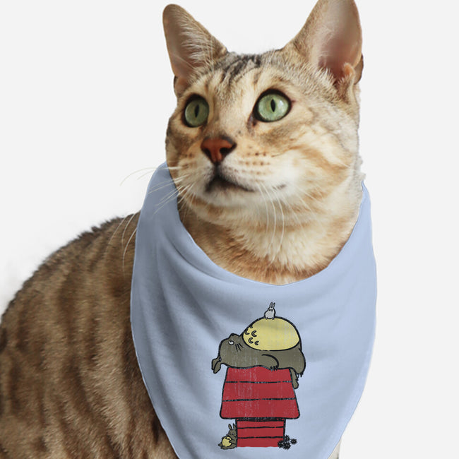 My Neighbor Peanut-cat bandana pet collar-Azafran