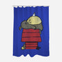 My Neighbor Peanut-none polyester shower curtain-Azafran