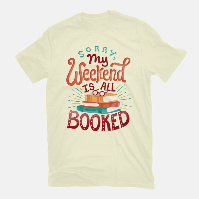 My Weekend is Booked-youth basic tee-risarodil