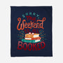 My Weekend is Booked-none fleece blanket-risarodil
