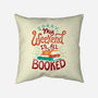 My Weekend is Booked-none non-removable cover w insert throw pillow-risarodil