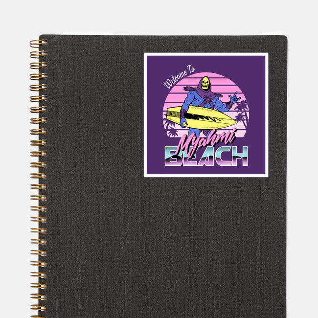 Myahmi Beach-none glossy sticker-Immortalized