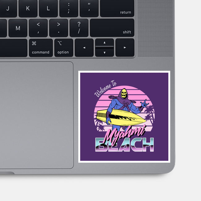 Myahmi Beach-none glossy sticker-Immortalized