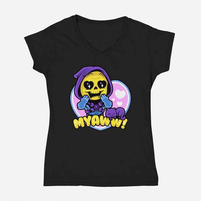 MYAWW!-womens v-neck tee-harebrained