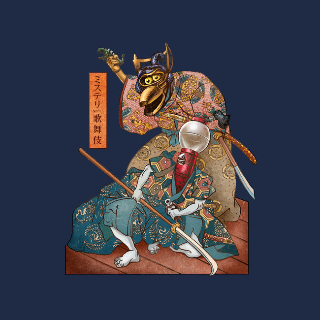 Mystery Kabuki-unisex kitchen apron-ChetArt