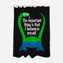Myth Understood-none polyester shower curtain-David Olenick
