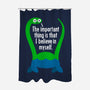 Myth Understood-none polyester shower curtain-David Olenick