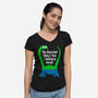 Myth Understood-womens v-neck tee-David Olenick