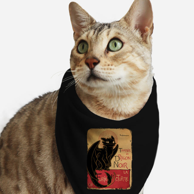 Le Dragon Noir-cat bandana pet collar-YoukaiYume
