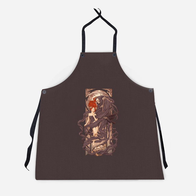 Le Passage des Morts Nouveaux-unisex kitchen apron-Moutchy