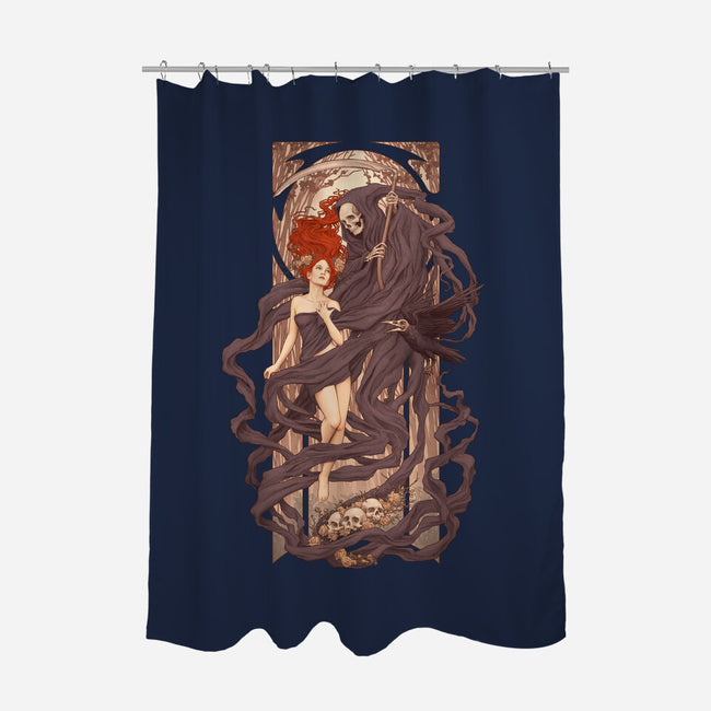 Le Passage des Morts Nouveaux-none polyester shower curtain-Moutchy