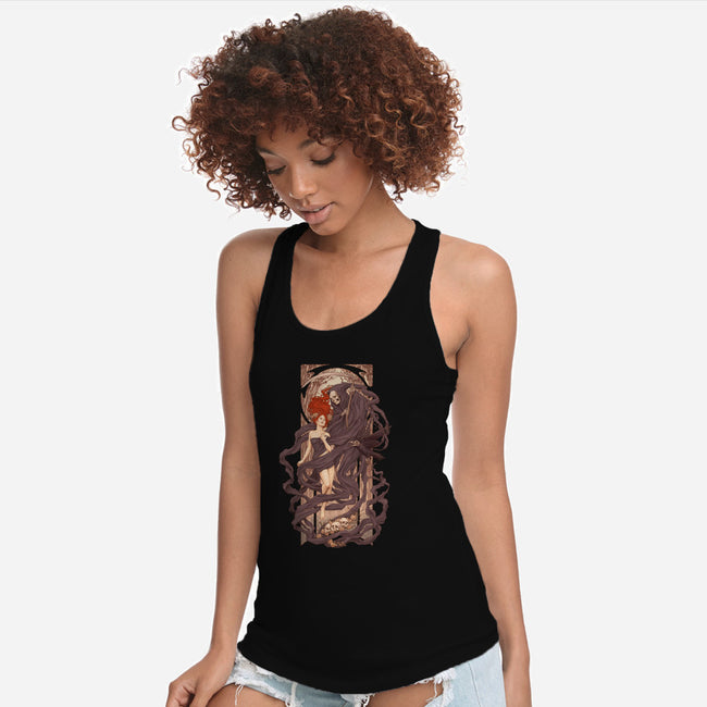 Le Passage des Morts Nouveaux-womens racerback tank-Moutchy