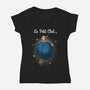Le Petit Chat-womens v-neck tee-BlancaVidal