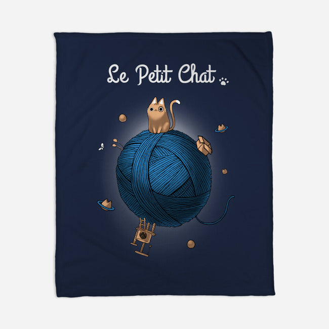 Le Petit Chat-none fleece blanket-BlancaVidal