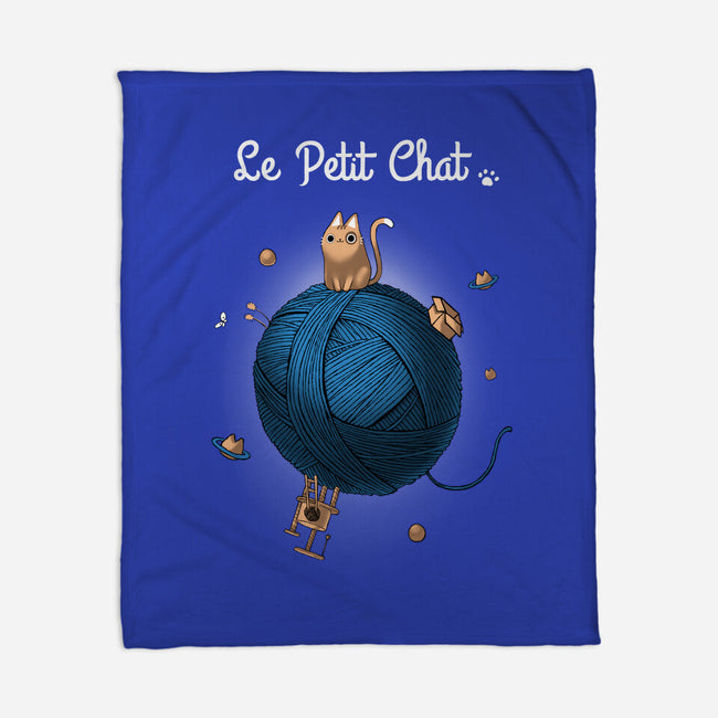 Le Petit Chat-none fleece blanket-BlancaVidal