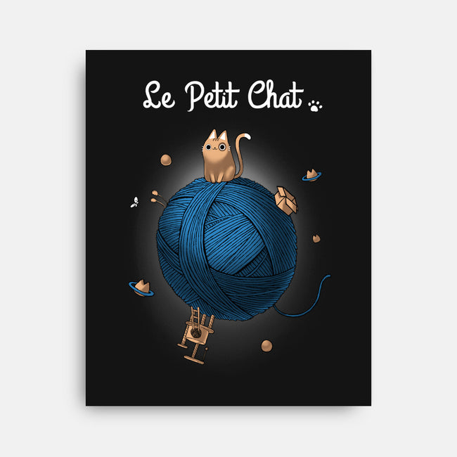 Le Petit Chat-none stretched canvas-BlancaVidal