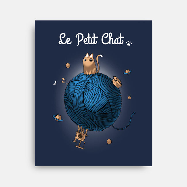 Le Petit Chat-none stretched canvas-BlancaVidal