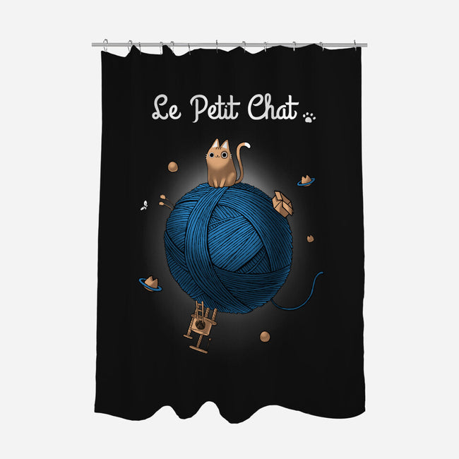 Le Petit Chat-none polyester shower curtain-BlancaVidal