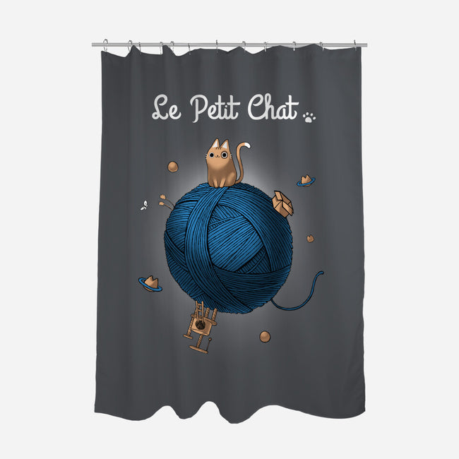 Le Petit Chat-none polyester shower curtain-BlancaVidal