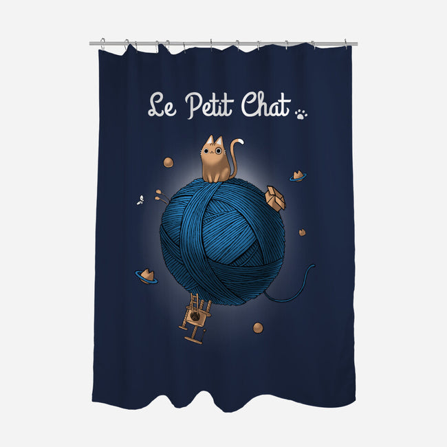 Le Petit Chat-none polyester shower curtain-BlancaVidal