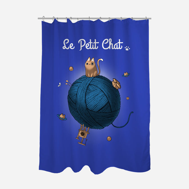 Le Petit Chat-none polyester shower curtain-BlancaVidal