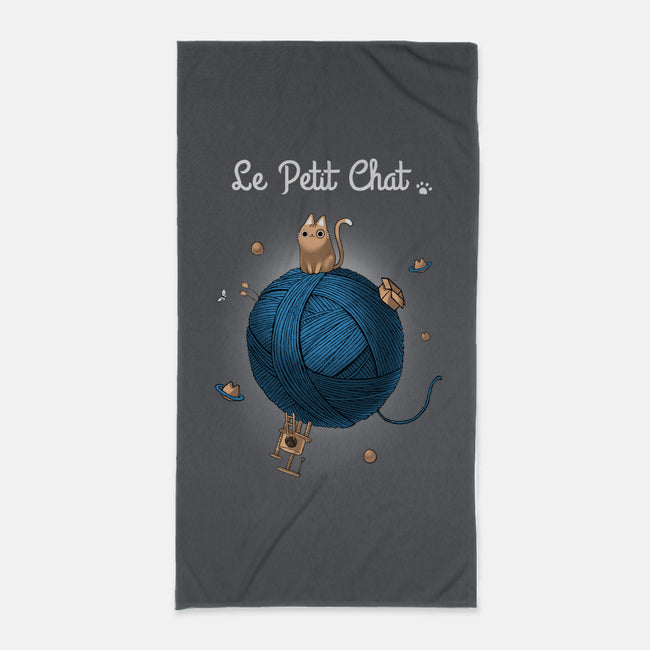 Le Petit Chat-none beach towel-BlancaVidal