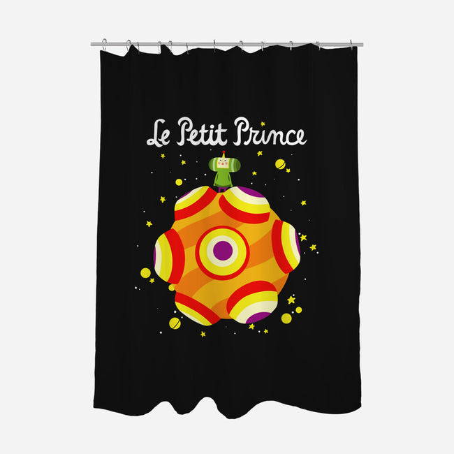 Le Petit Prince Cosmique-none polyester shower curtain-KindaCreative