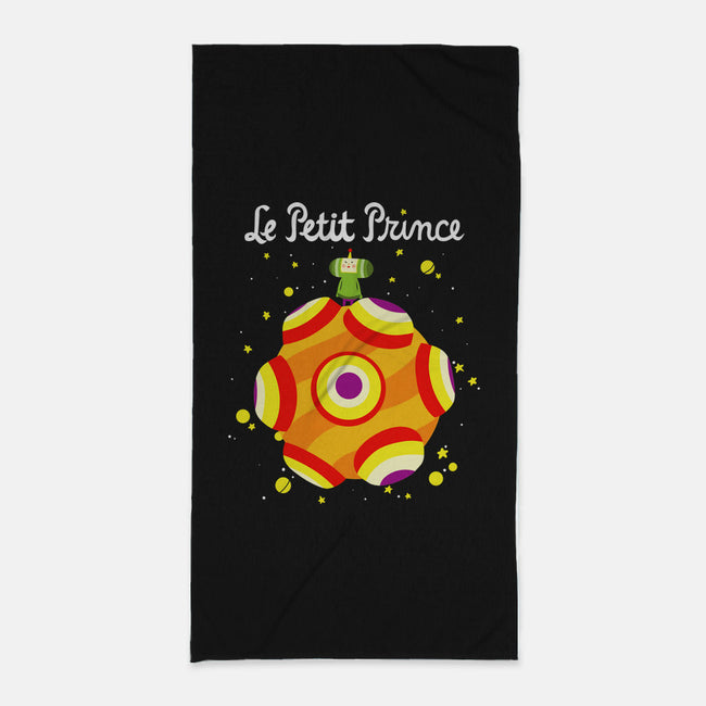 Le Petit Prince Cosmique-none beach towel-KindaCreative